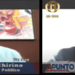 Periodista Juan Carlos Fernández en conversaciones con el Politólogo Cesar David Chirinos en el programa APUNTO por el canal 11 del Zulia