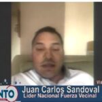 Juan Carlos Fernández En conversaciones con Juan Carlos Sandoval miembro de la Dirección Nacional de Fuerza Vecinal